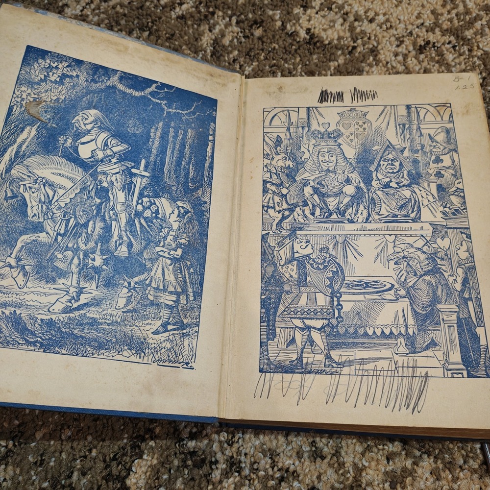 1925 First PRETTY Edition ALICE'S ADVENTURES IN WONDERLAND‎ [Colored Pictures] - Picture 5 of 11